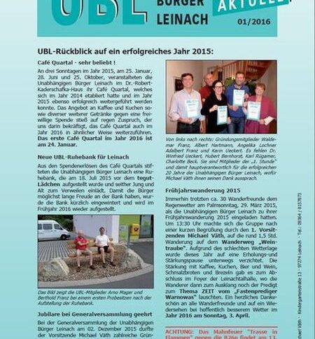 Neues Infoblatt