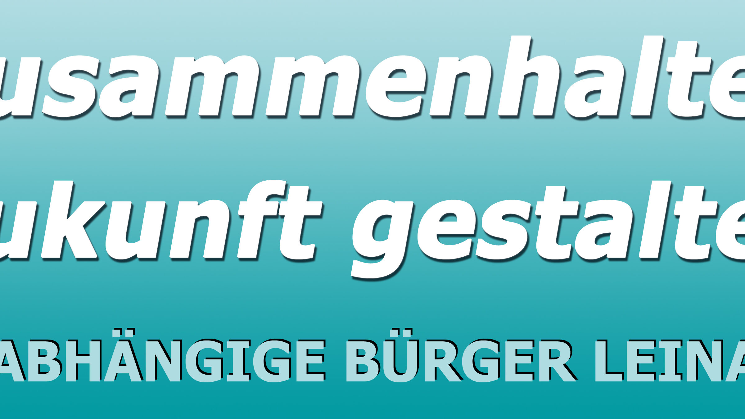 Zusammenhalten – Zukunft gestalten